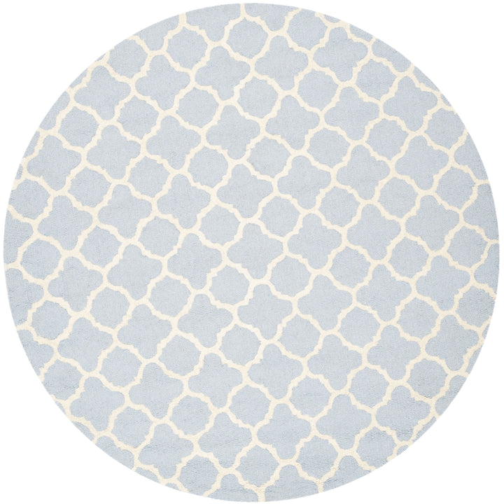 SAFAVIEH Cambridge CAM130A Light Blue / Ivory Rug Image 4