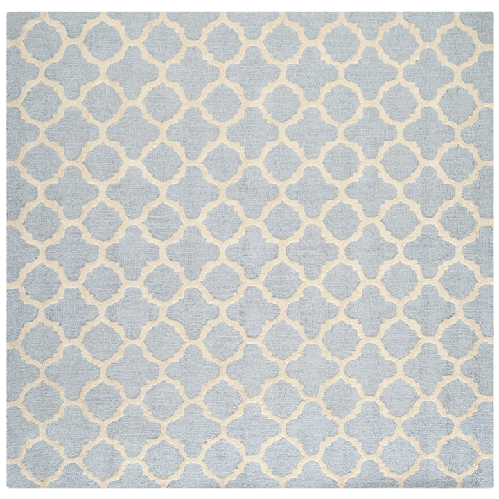 SAFAVIEH Cambridge CAM130A Light Blue / Ivory Rug Image 6