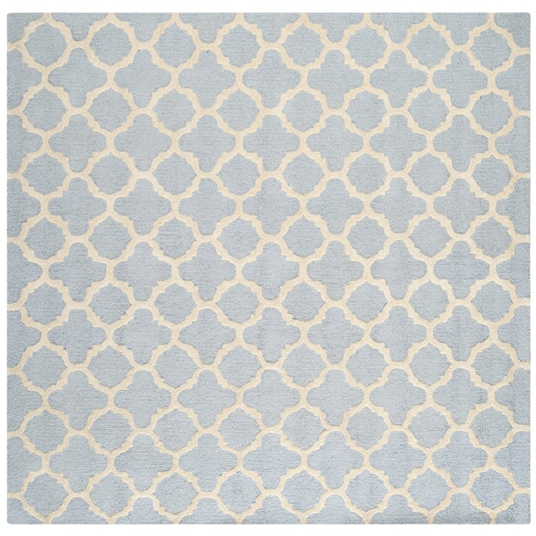 SAFAVIEH Cambridge CAM130A Light Blue / Ivory Rug Image 1