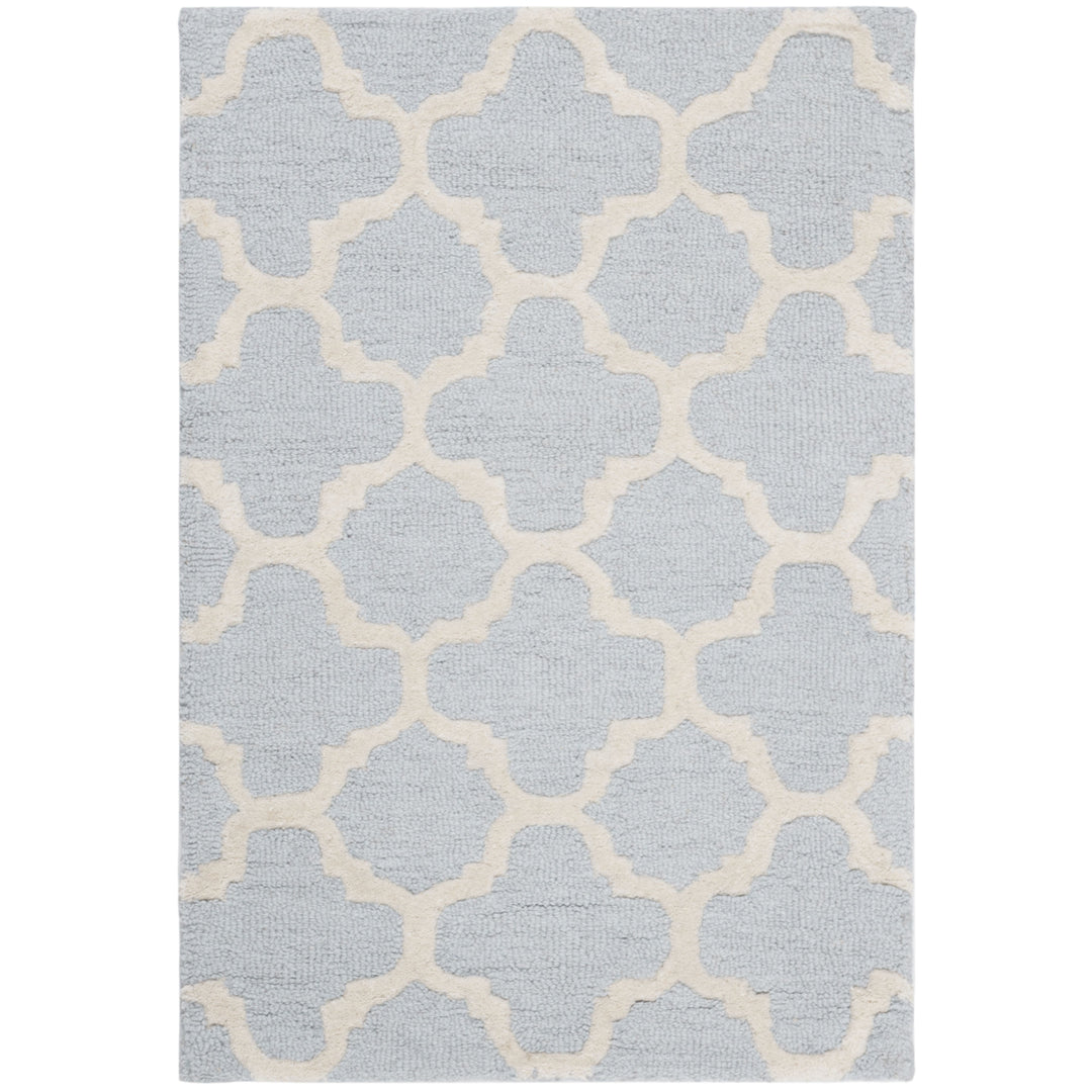 SAFAVIEH Cambridge CAM130A Light Blue / Ivory Rug Image 8