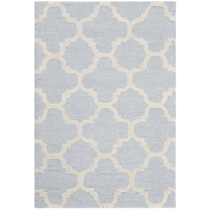 SAFAVIEH Cambridge CAM130A Light Blue / Ivory Rug Image 8