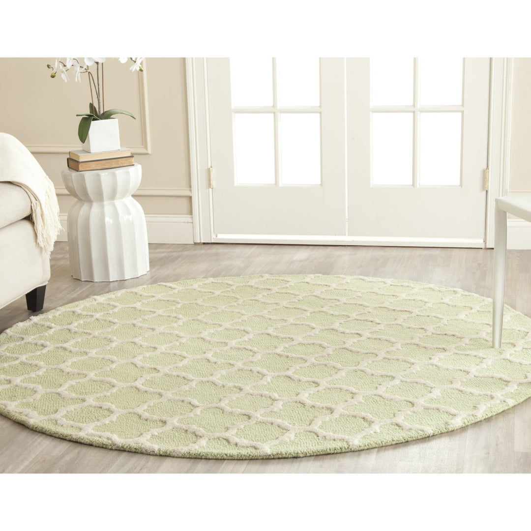 SAFAVIEH Cambridge CAM130B Light Green / Ivory Rug Image 2