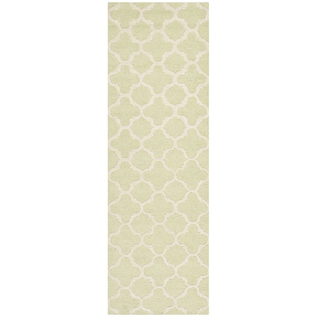 SAFAVIEH Cambridge CAM130B Light Green / Ivory Rug Image 5