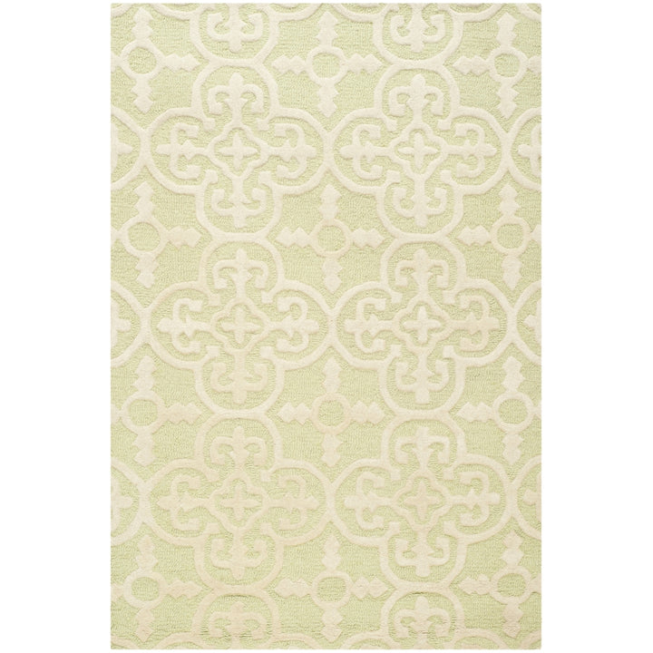 SAFAVIEH Cambridge CAM130B Light Green / Ivory Rug Image 8