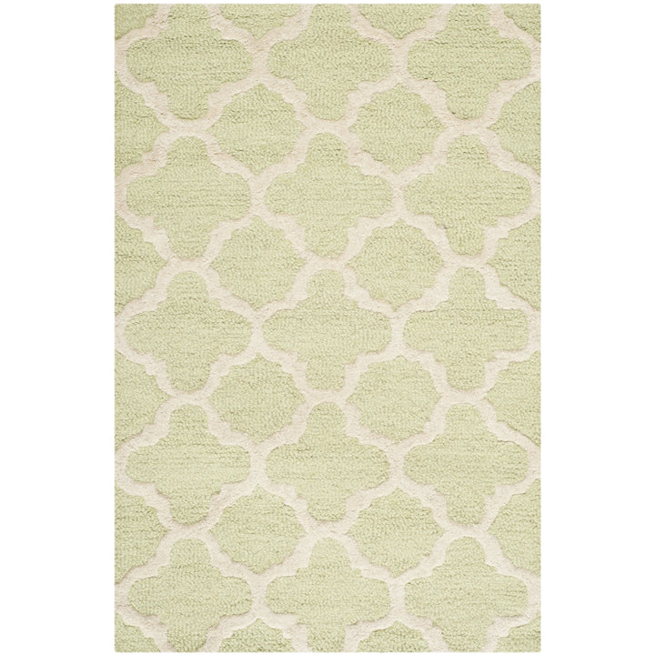 SAFAVIEH Cambridge CAM130B Light Green / Ivory Rug Image 9