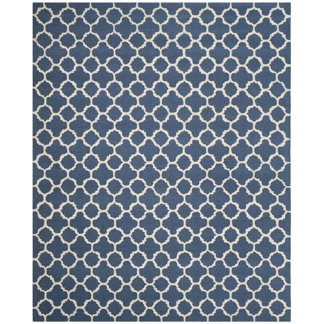 SAFAVIEH Cambridge CAM130G Handmade Navy / Ivory Rug Image 1