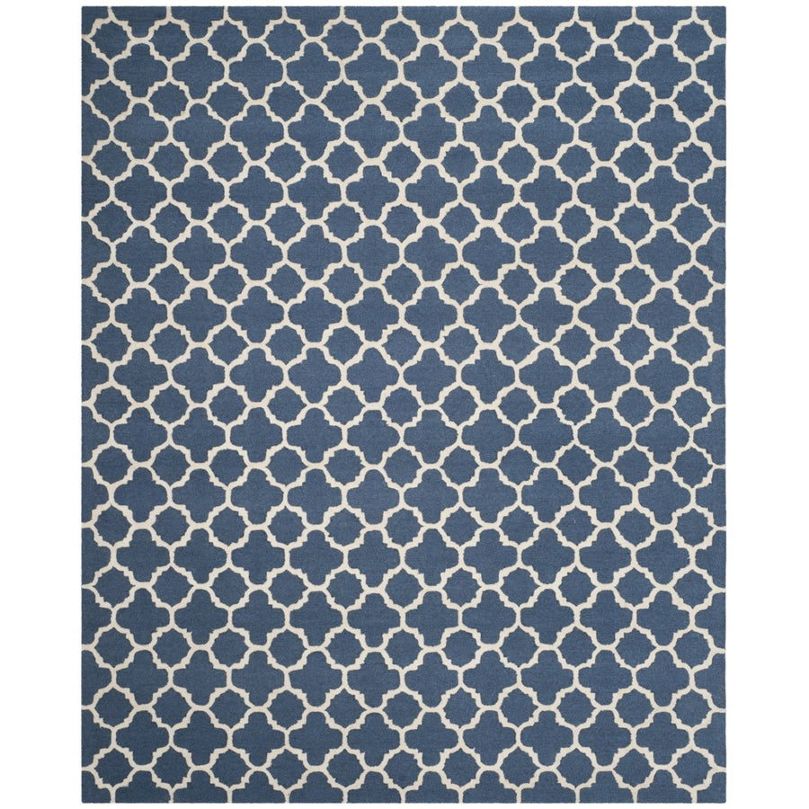 SAFAVIEH Cambridge CAM130G Handmade Navy / Ivory Rug Image 1