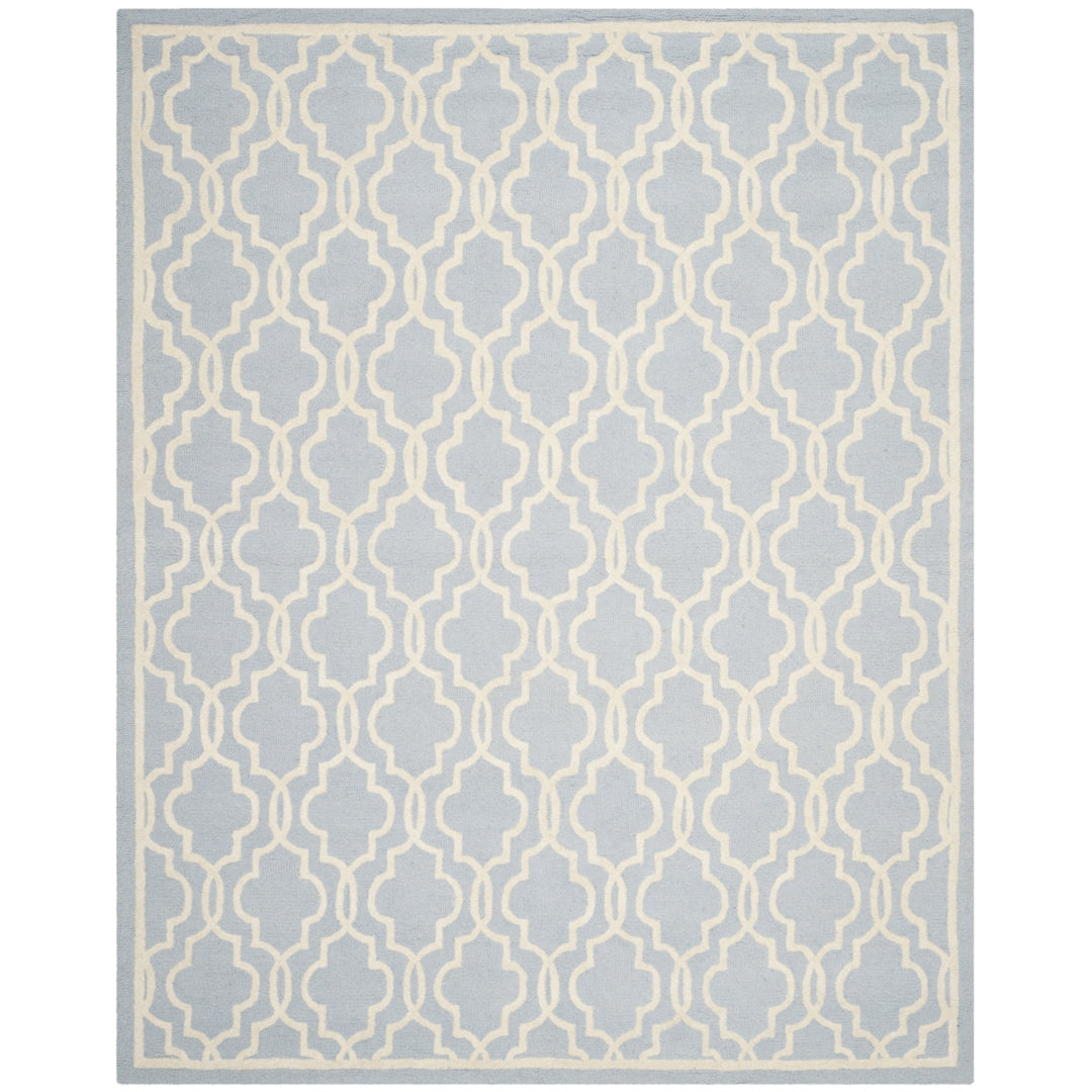 SAFAVIEH Cambridge CAM131A Light Blue / Ivory Rug Image 1