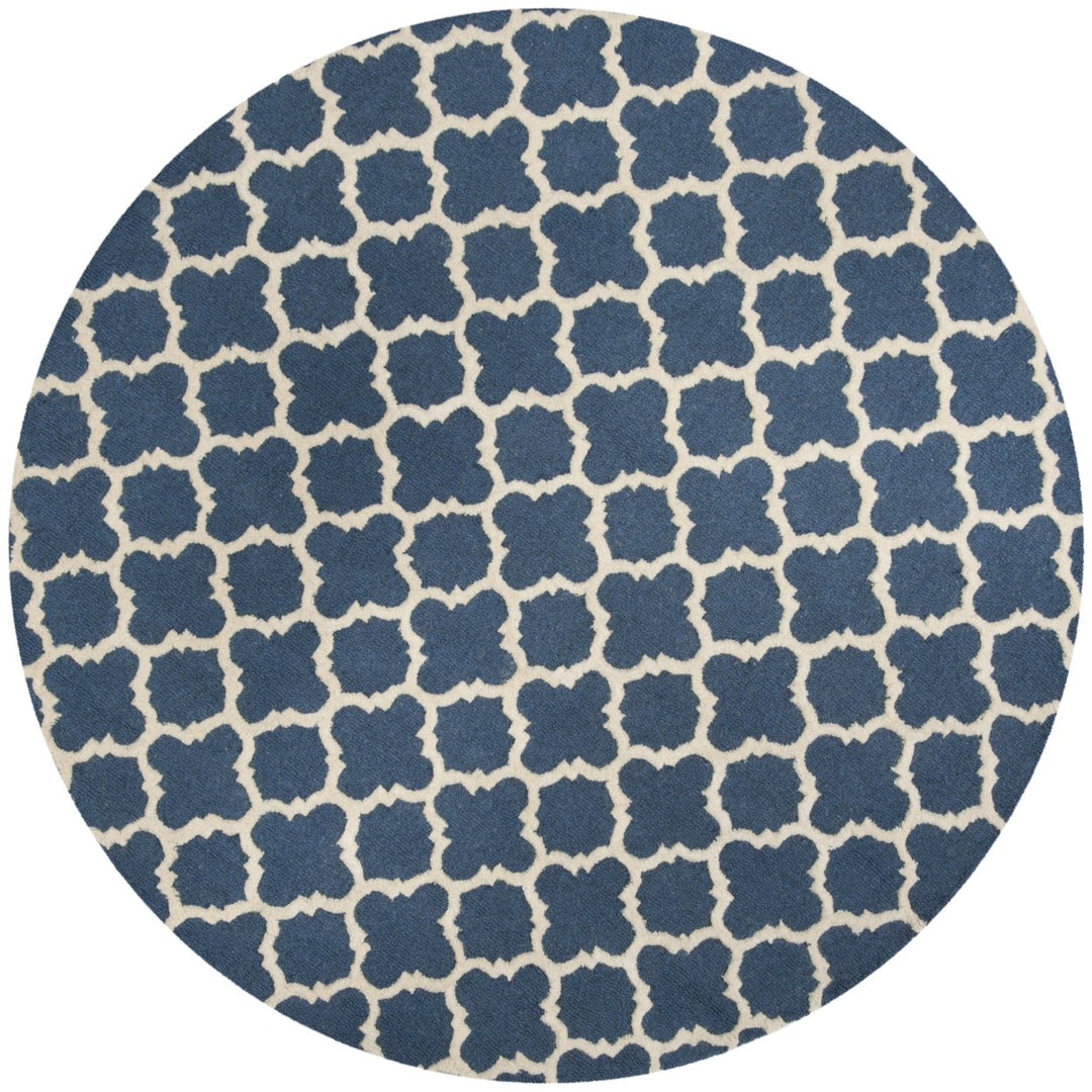 SAFAVIEH Cambridge CAM130G Handmade Navy / Ivory Rug Image 7