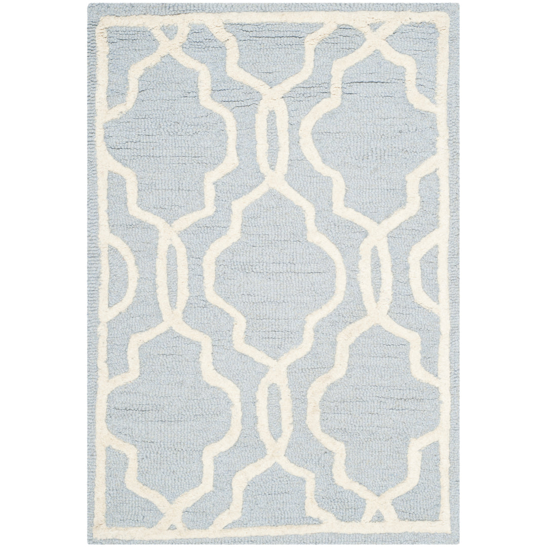 SAFAVIEH Cambridge CAM131A Light Blue / Ivory Rug Image 2