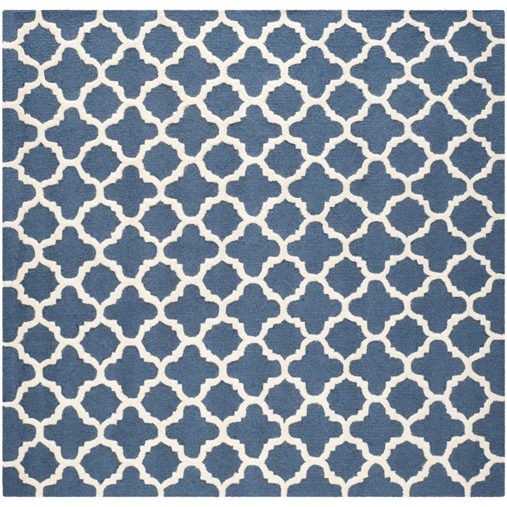 SAFAVIEH Cambridge CAM130G Handmade Navy / Ivory Rug Image 1