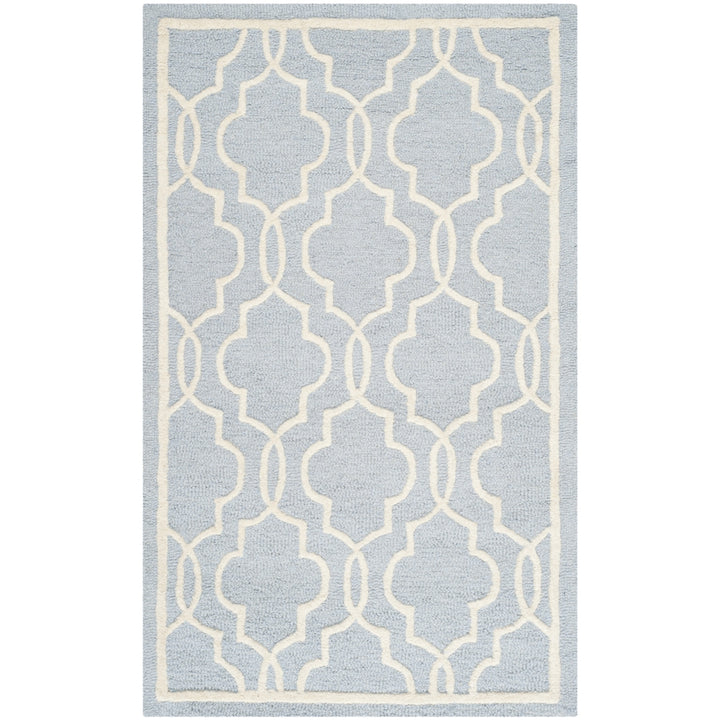 SAFAVIEH Cambridge CAM131A Light Blue / Ivory Rug Image 4