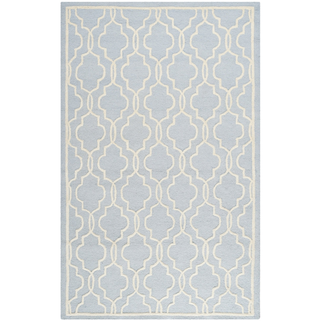 SAFAVIEH Cambridge CAM131A Light Blue / Ivory Rug Image 6