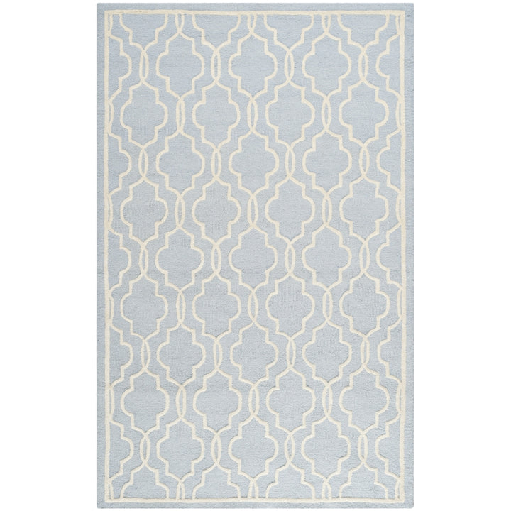 SAFAVIEH Cambridge CAM131A Light Blue / Ivory Rug Image 6