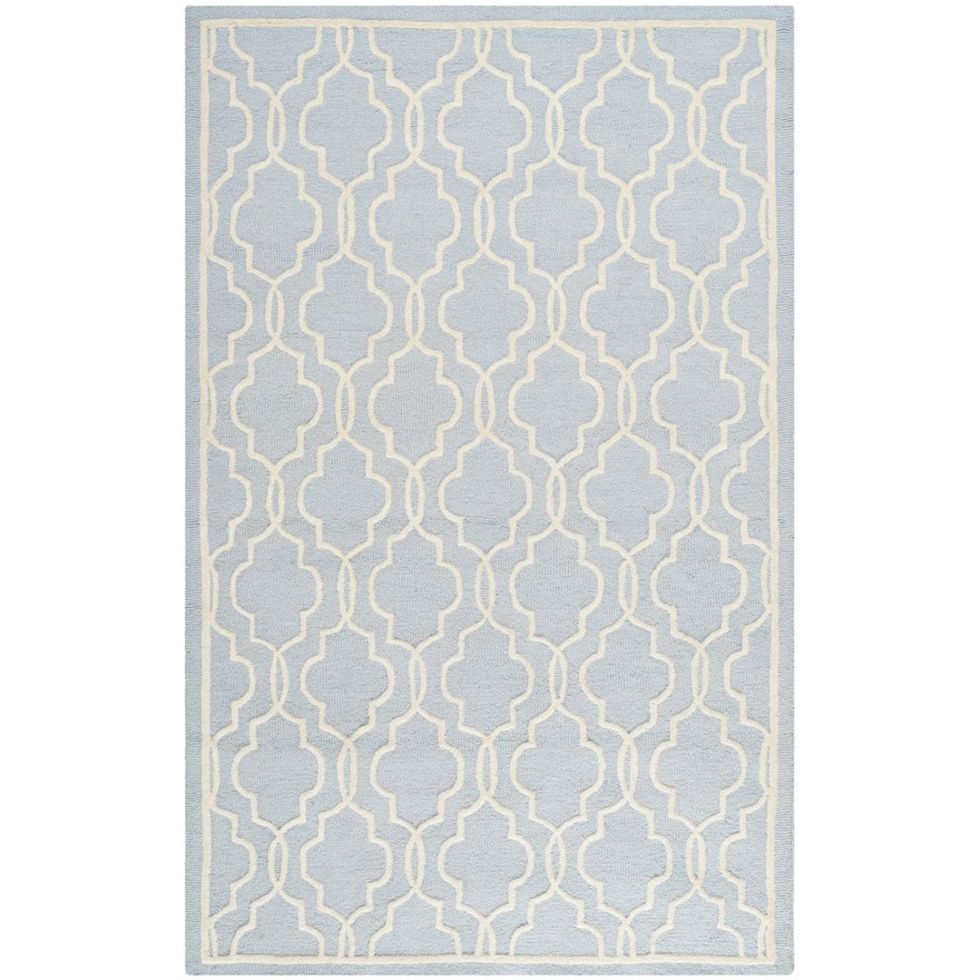 SAFAVIEH Cambridge CAM131A Light Blue / Ivory Rug Image 1