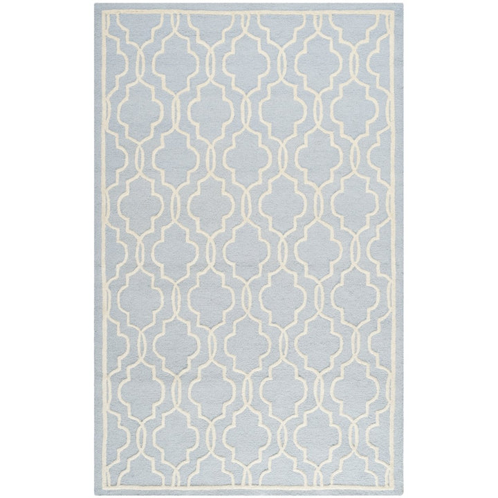 SAFAVIEH Cambridge CAM131A Light Blue / Ivory Rug Image 1