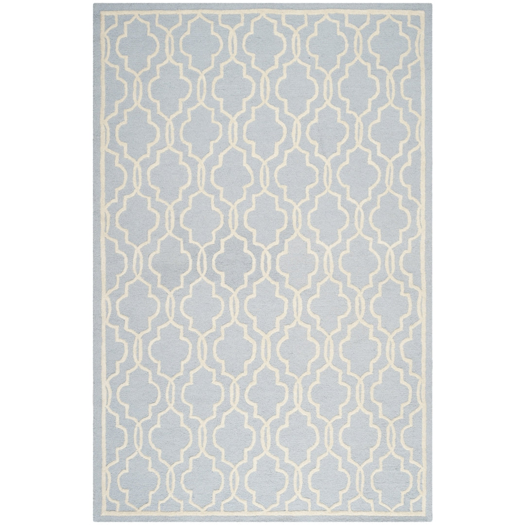 SAFAVIEH Cambridge CAM131A Light Blue / Ivory Rug Image 7