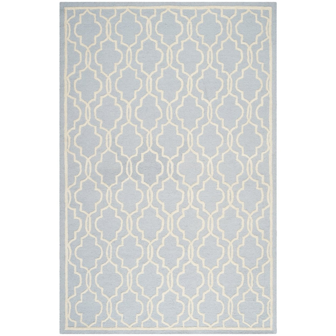 SAFAVIEH Cambridge CAM131A Light Blue / Ivory Rug Image 1