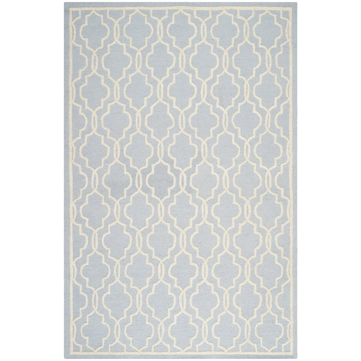 SAFAVIEH Cambridge CAM131A Light Blue / Ivory Rug Image 1