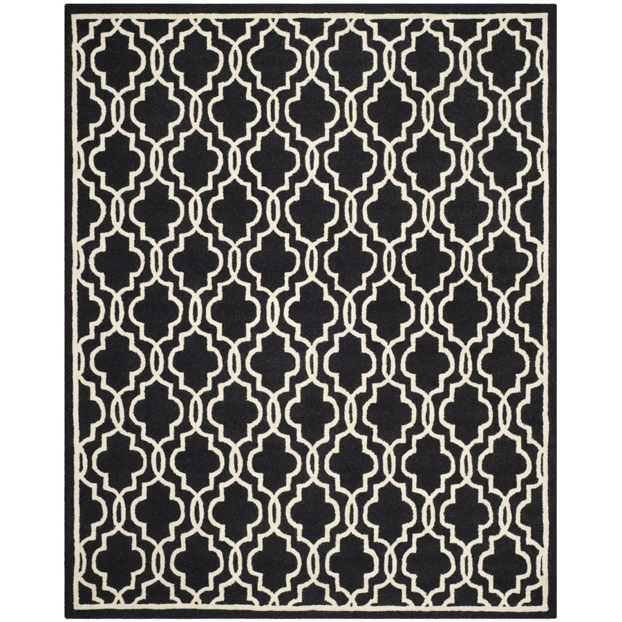 SAFAVIEH Cambridge CAM131E Handmade Black / Ivory Rug Image 1