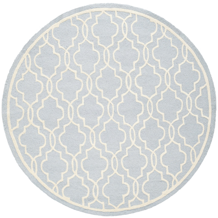 SAFAVIEH Cambridge CAM131A Light Blue / Ivory Rug Image 8