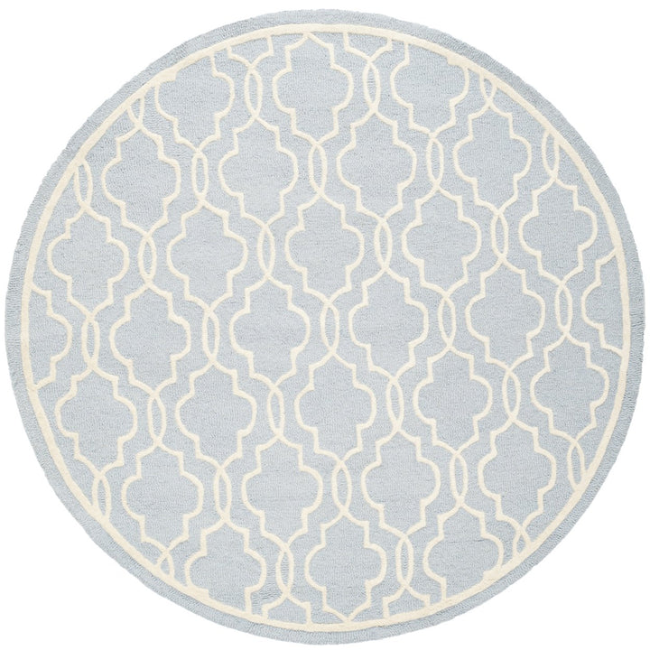 SAFAVIEH Cambridge CAM131A Light Blue / Ivory Rug Image 1