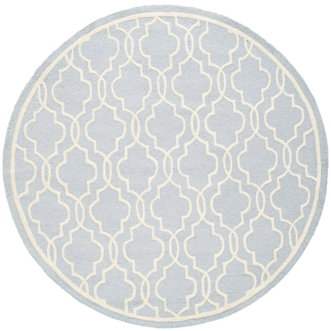 SAFAVIEH Cambridge CAM131A Light Blue / Ivory Rug Image 1