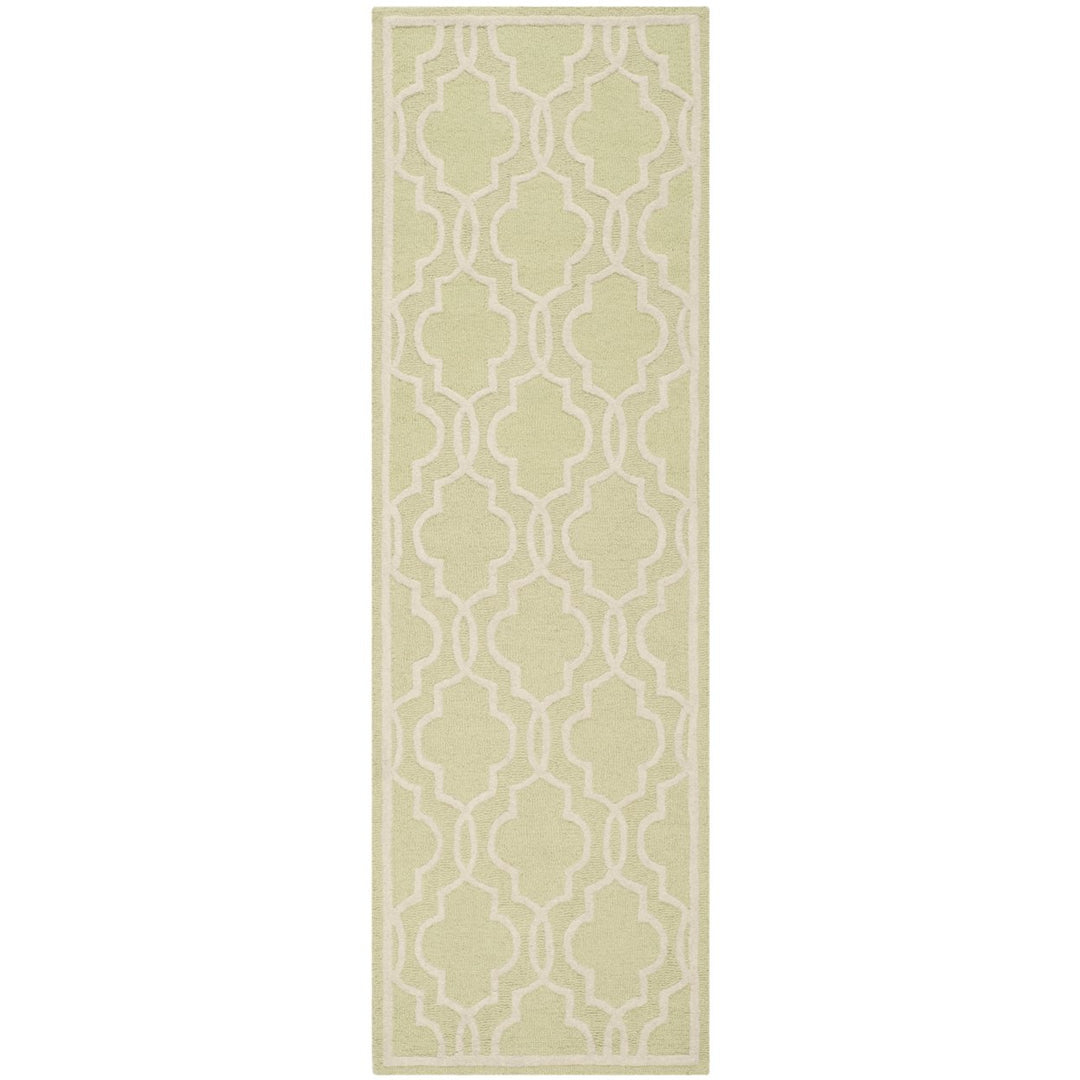 SAFAVIEH Cambridge CAM131B Light Green / Ivory Rug Image 5