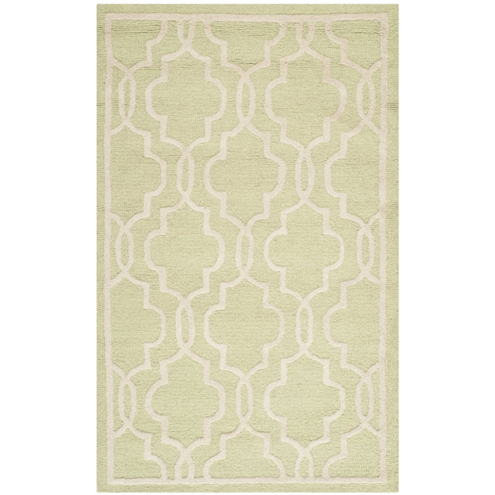 SAFAVIEH Cambridge CAM131B Light Green / Ivory Rug Image 8