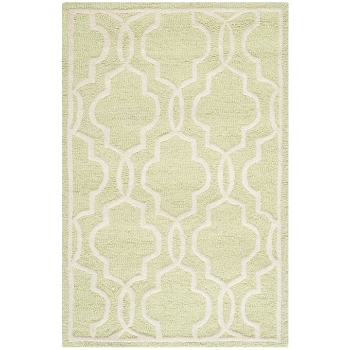 SAFAVIEH Cambridge CAM131B Light Green / Ivory Rug Image 9