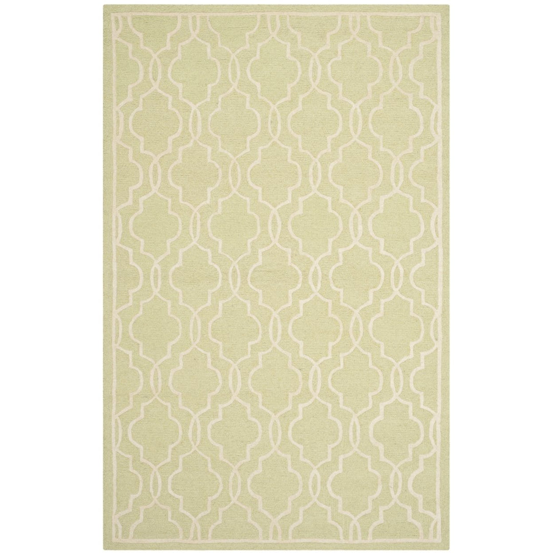 SAFAVIEH Cambridge CAM131B Light Green / Ivory Rug Image 10