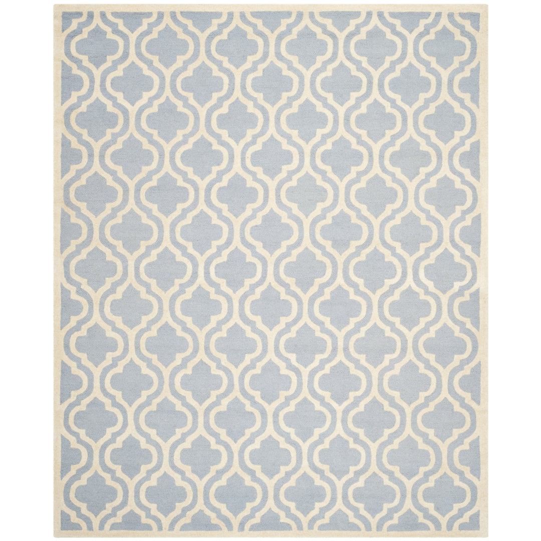 SAFAVIEH Cambridge CAM132A Light Blue / Ivory Rug Image 1