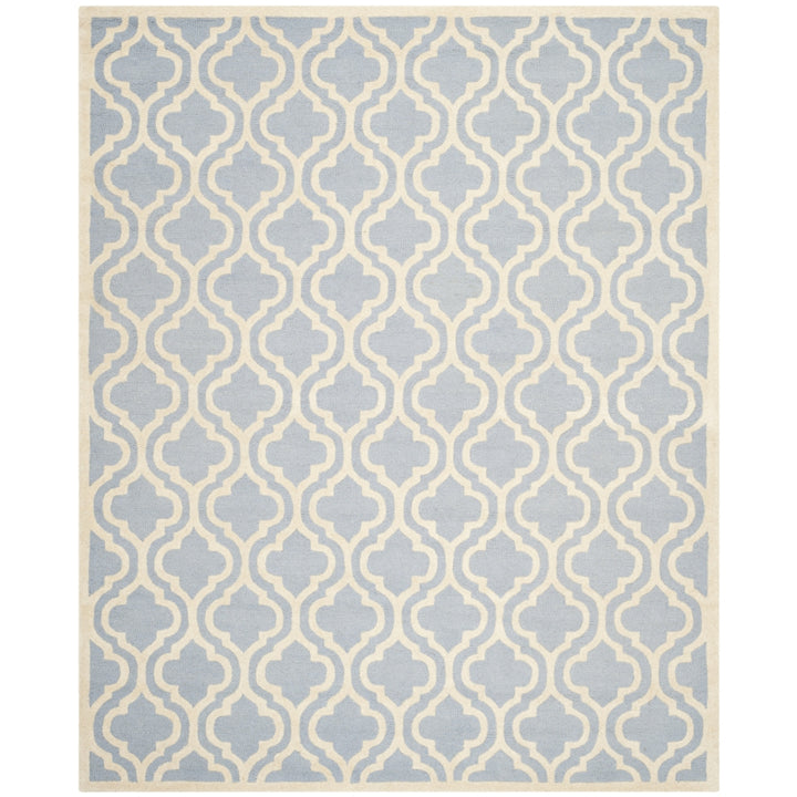 SAFAVIEH Cambridge CAM132A Light Blue / Ivory Rug Image 1