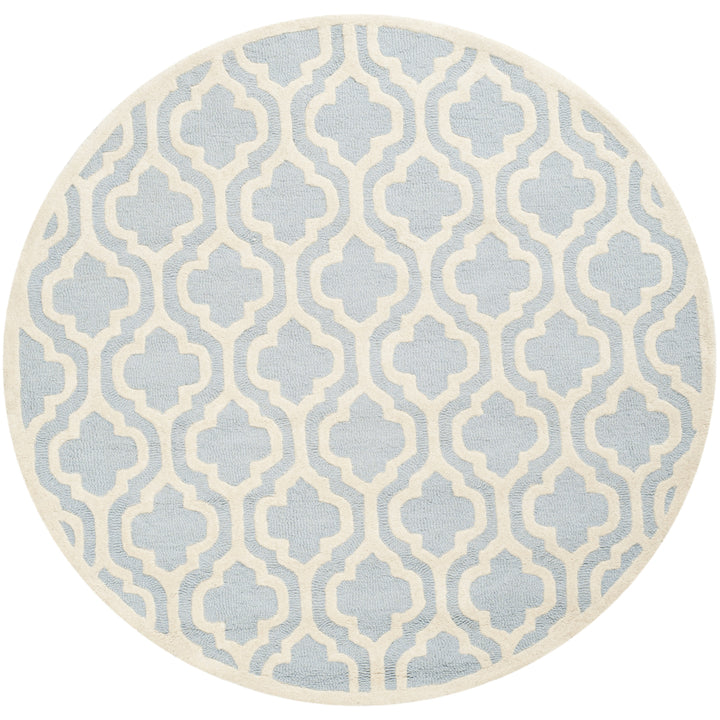 SAFAVIEH Cambridge CAM132A Light Blue / Ivory Rug Image 4