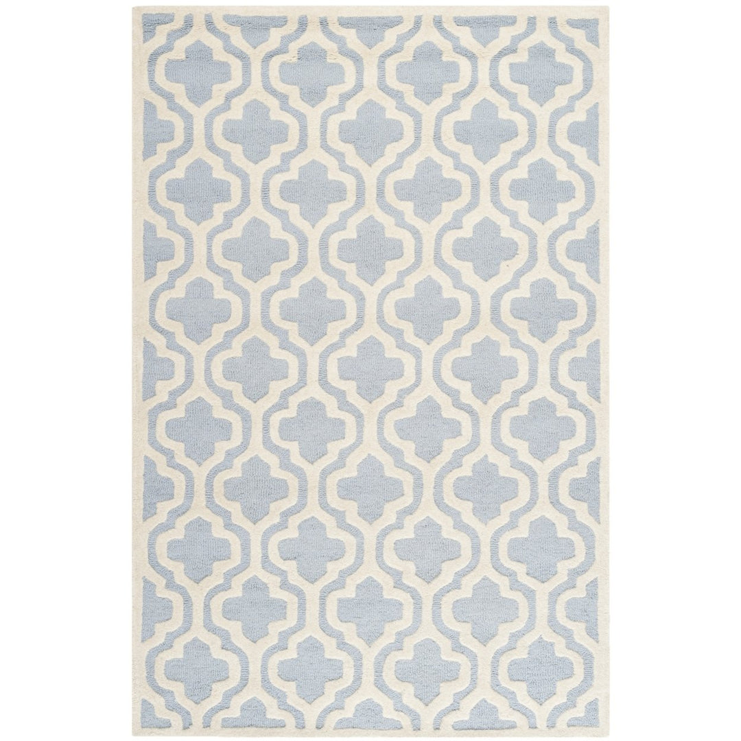 SAFAVIEH Cambridge CAM132A Light Blue / Ivory Rug Image 1