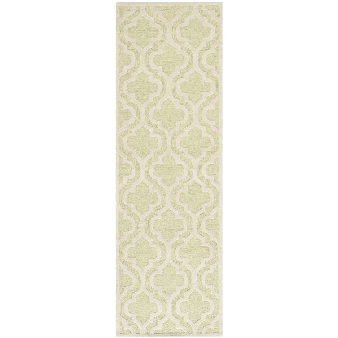 SAFAVIEH Cambridge CAM132B Light Green / Ivory Rug Image 5