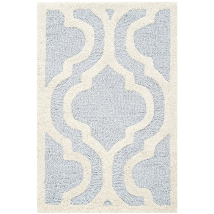 SAFAVIEH Cambridge CAM132A Light Blue / Ivory Rug Image 8