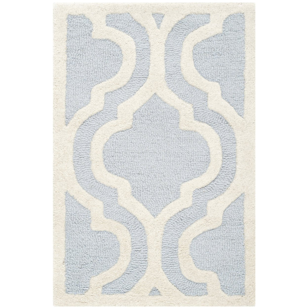 SAFAVIEH Cambridge CAM132A Light Blue / Ivory Rug Image 1