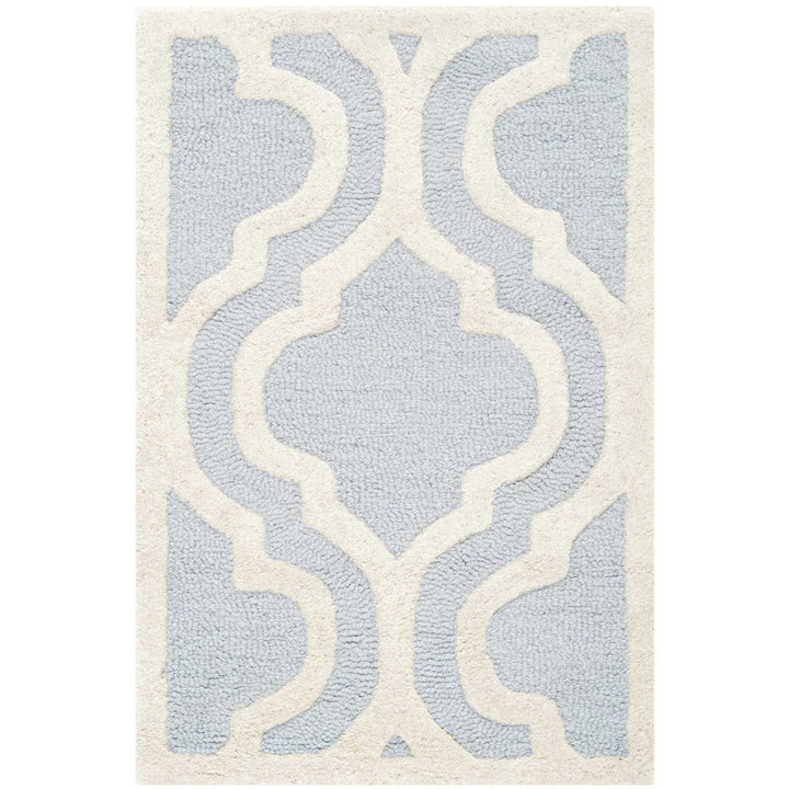 SAFAVIEH Cambridge CAM132A Light Blue / Ivory Rug Image 1