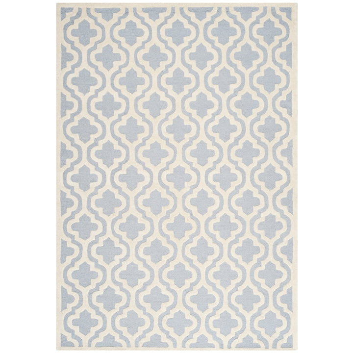 SAFAVIEH Cambridge CAM132A Light Blue / Ivory Rug Image 11