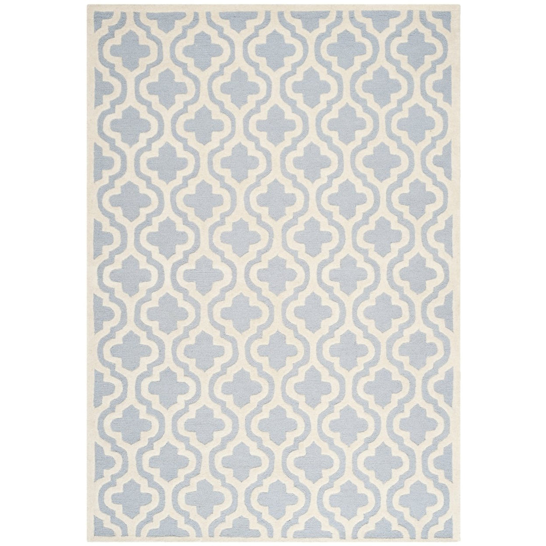 SAFAVIEH Cambridge CAM132A Light Blue / Ivory Rug Image 1