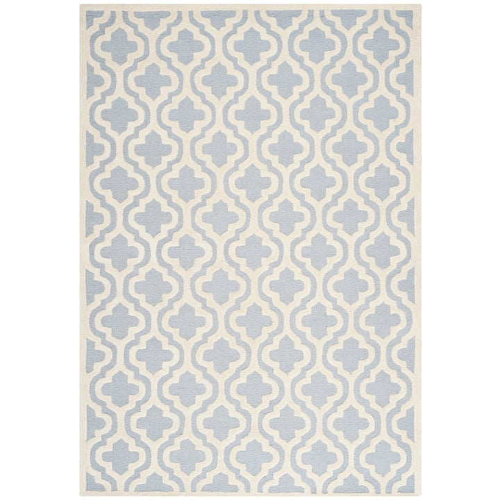 SAFAVIEH Cambridge CAM132A Light Blue / Ivory Rug Image 1