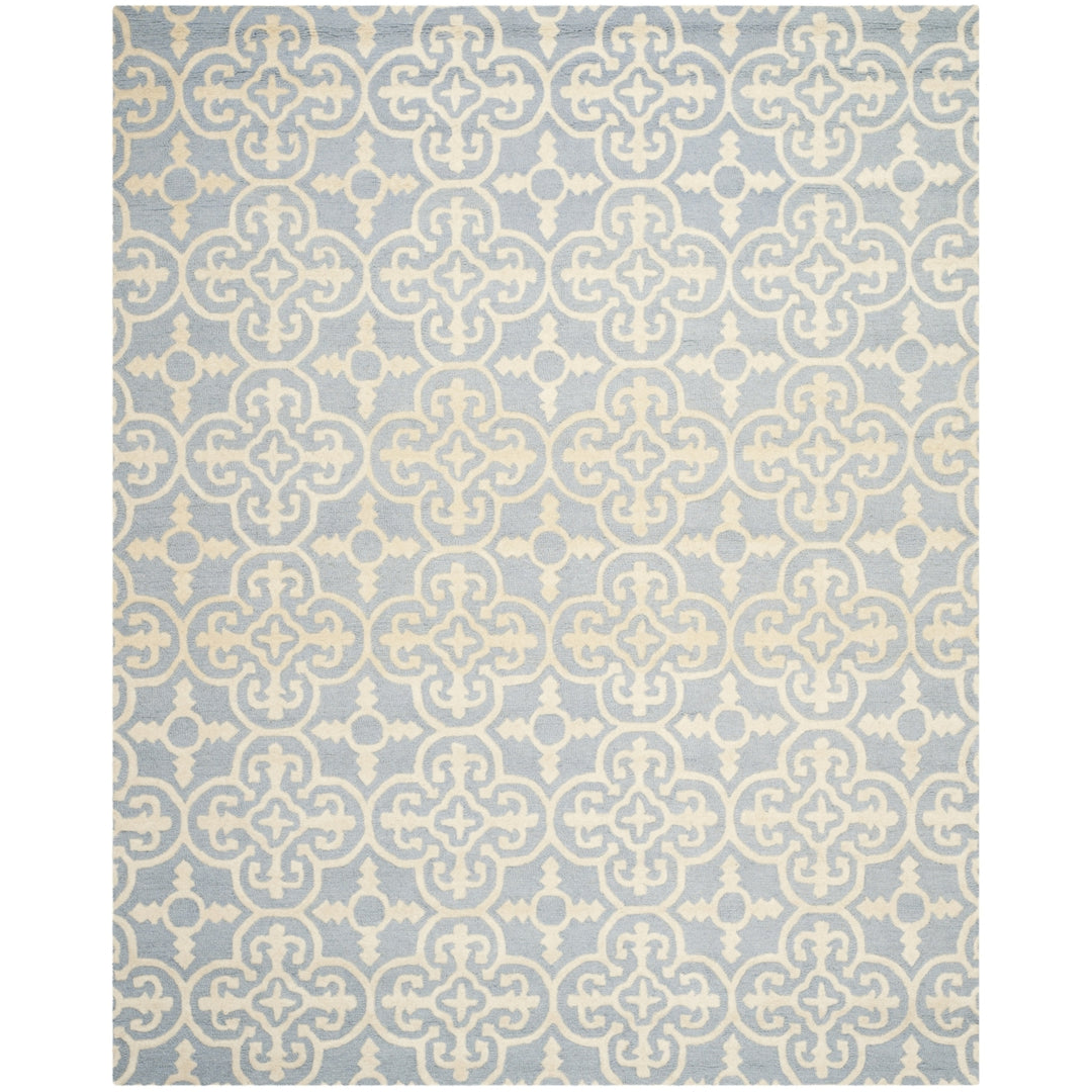 SAFAVIEH Cambridge CAM133A Light Blue / Ivory Rug Image 1