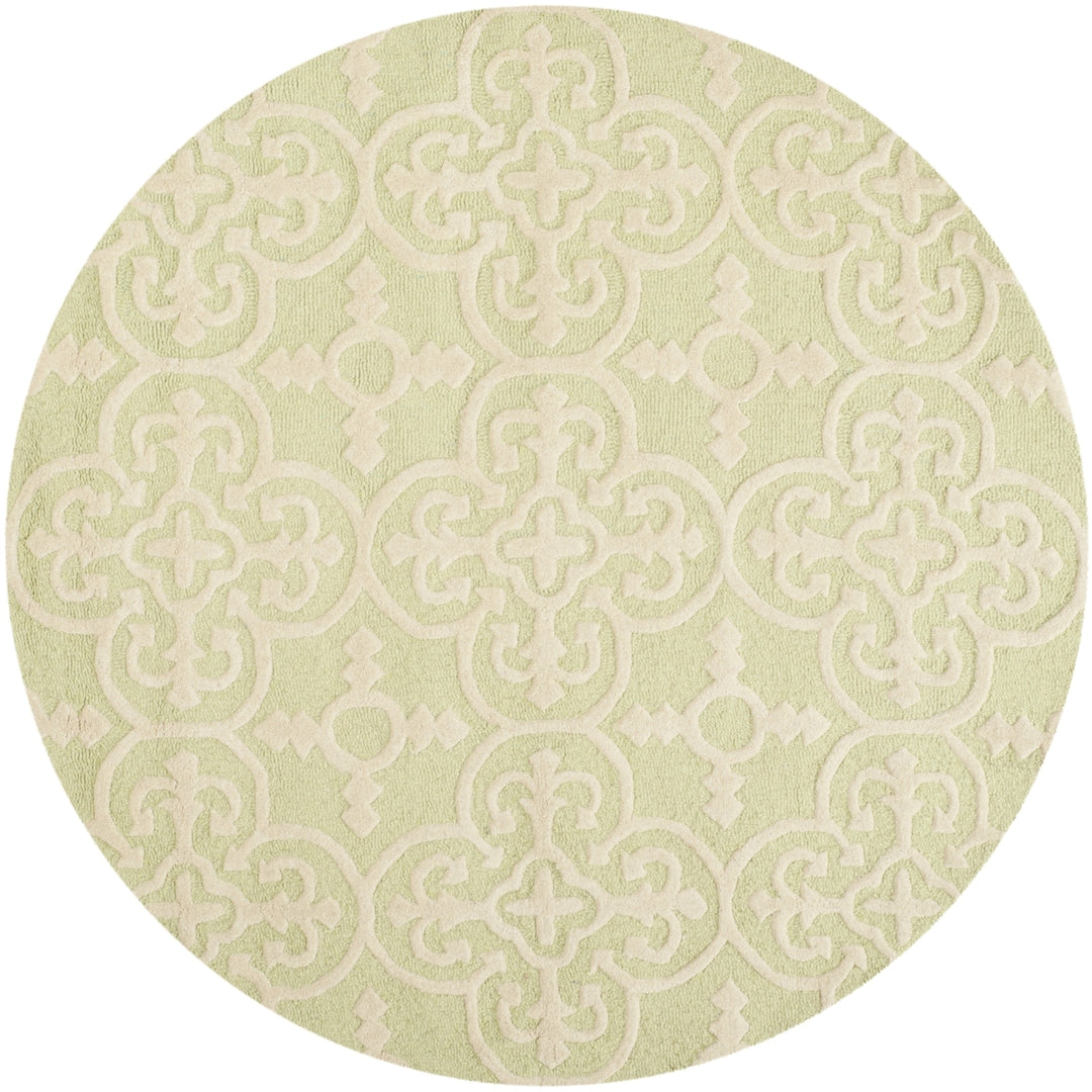 SAFAVIEH Cambridge CAM133B Light Green / Ivory Rug Image 4