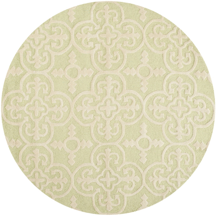 SAFAVIEH Cambridge CAM133B Light Green / Ivory Rug Image 4