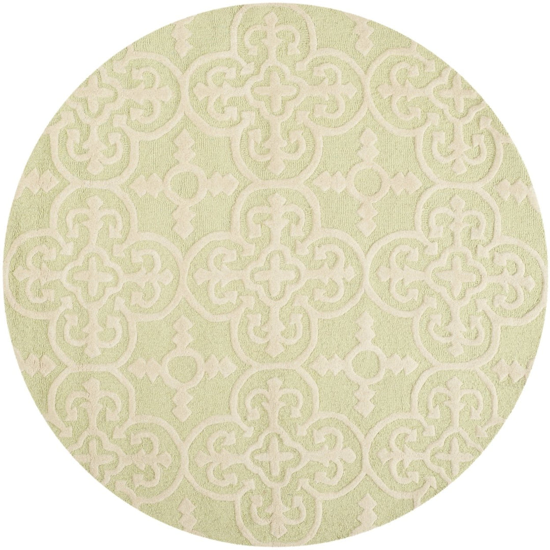 SAFAVIEH Cambridge CAM133B Light Green / Ivory Rug Image 1