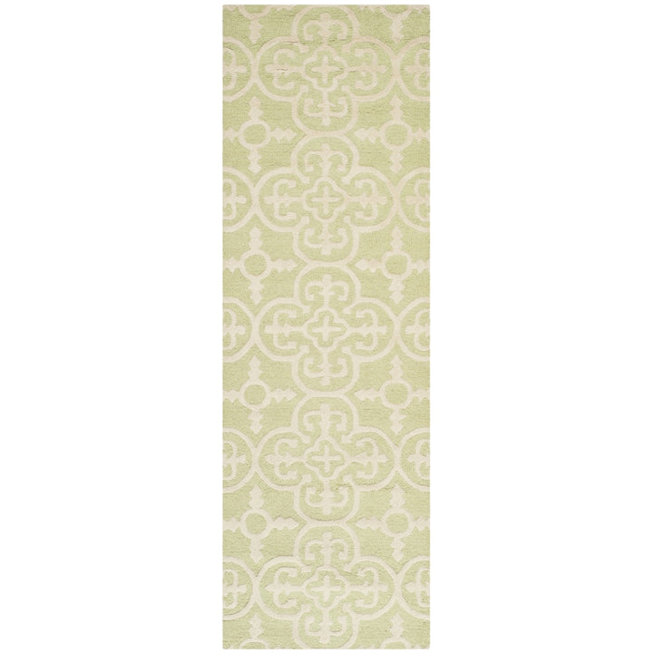 SAFAVIEH Cambridge CAM133B Light Green / Ivory Rug Image 5