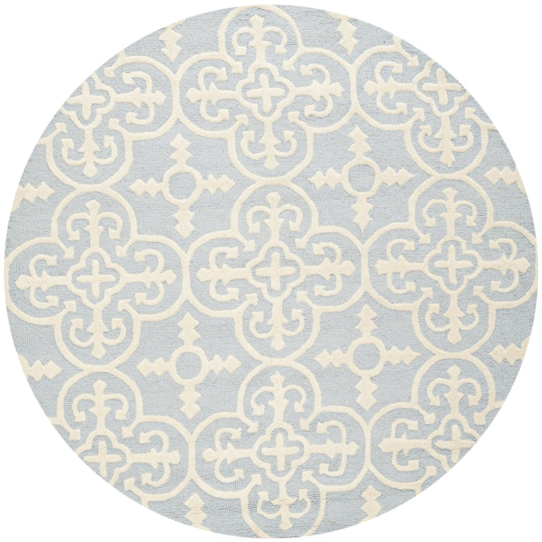 SAFAVIEH Cambridge CAM133A Light Blue / Ivory Rug Image 1