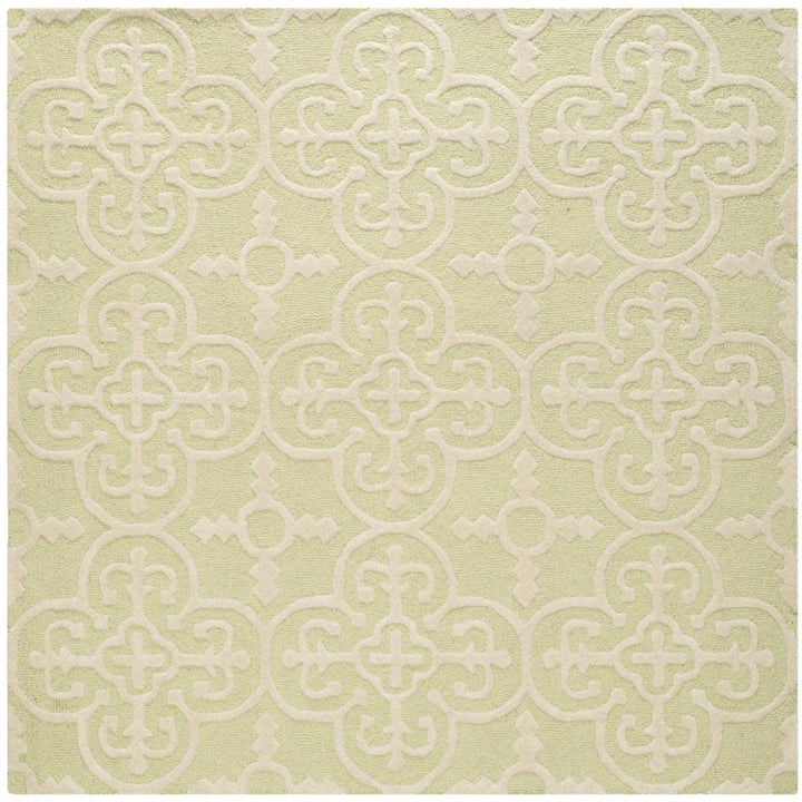 SAFAVIEH Cambridge CAM133B Light Green / Ivory Rug Image 6