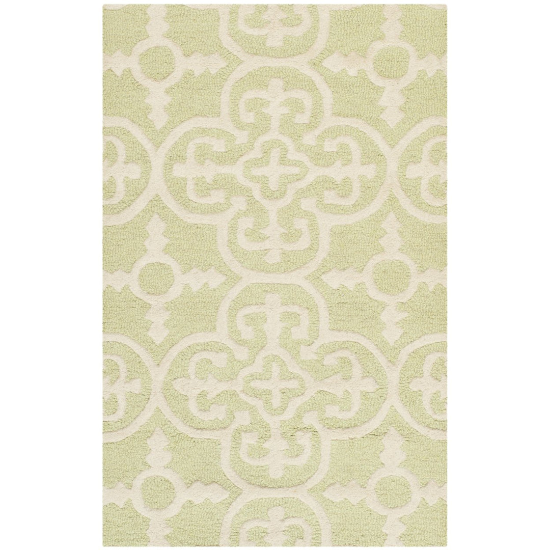 SAFAVIEH Cambridge CAM133B Light Green / Ivory Rug Image 1